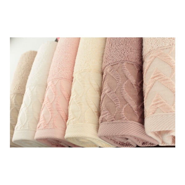 Sada 6 bavlnených uterákov Kalp, 30 × 50 cm-image-1