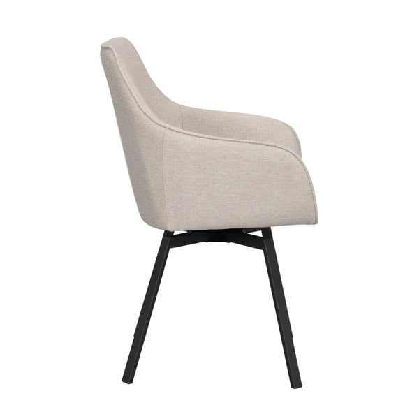 Béžové čalúnené jedálenské kreslá v súprave 2 ks Alison – Rowico-image-3