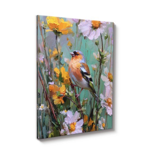 Tlačený obraz s rámom 60x80 cm Fringilla – Styler-image-3