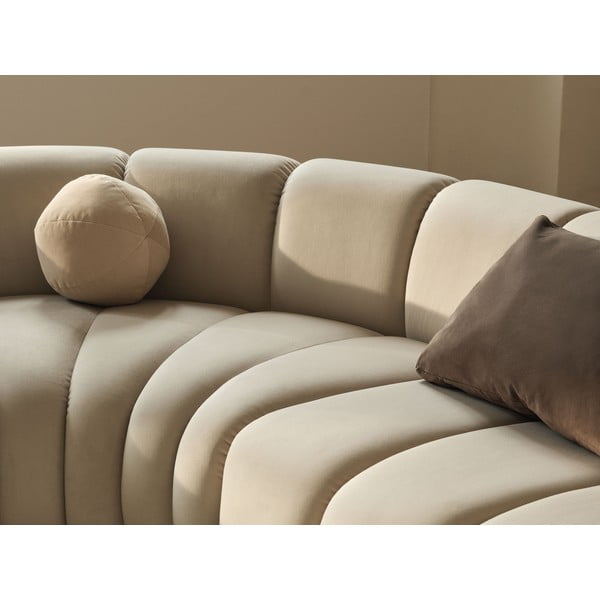 Antracitová zamatová modulárna rohová pohovka Lupine – Micadoni-image-4