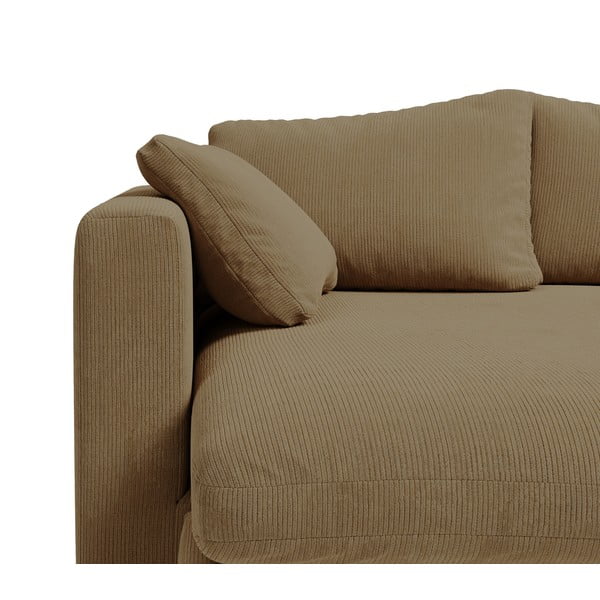 Béžová menčestrová rohová pohovka (ľavý roh) Comfy – Scandic-image-3