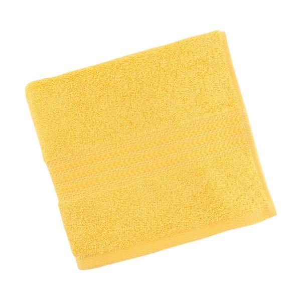 Žltý uterák z čistej bavlny Foutastic, 50 x 90 cm-image-2