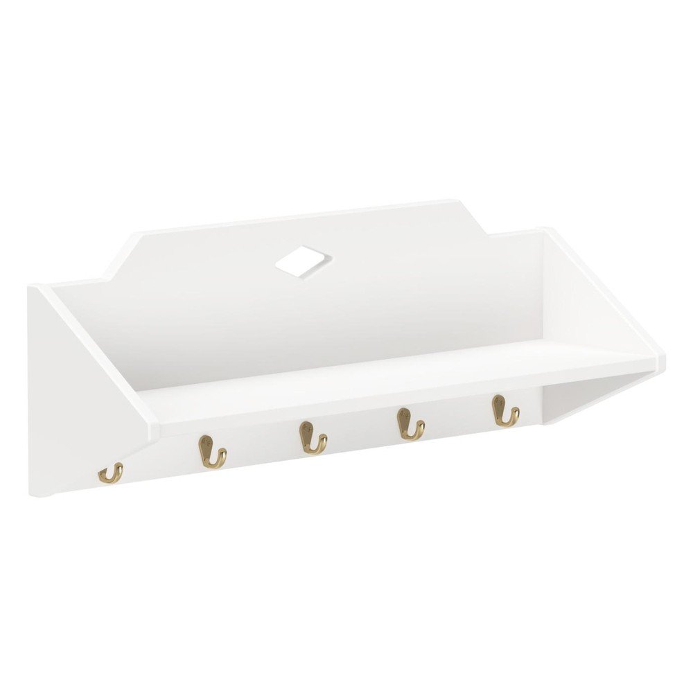 E-shop Biely nástenný detský vešiak 75x27 cm Luca – Cam Cam Copenhagen