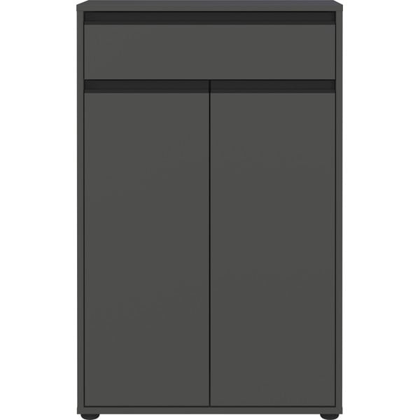 Antracitová vysoká kúpeľňová skrinka 63x98 cm Lemont – Germania