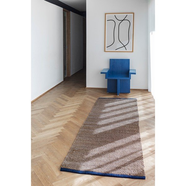 Hnedý jutový behúň 80x245 cm Notes – Mette Ditmer Denmark-image-1