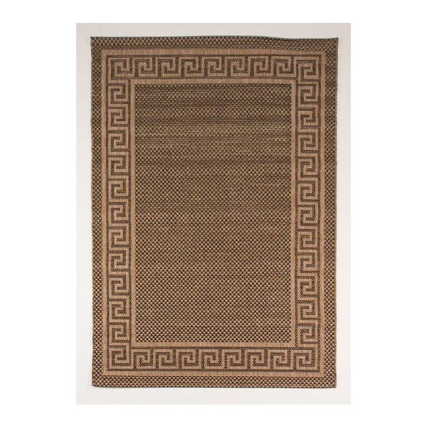 Hnedý koberec vhodný do exteriéru Casa Natural Grecol, 240 × 70 cm