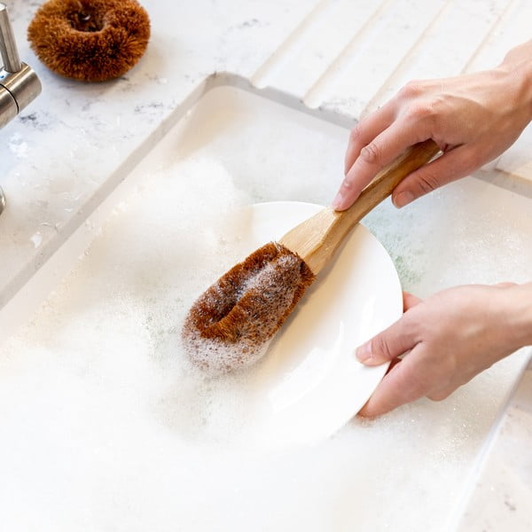 Bambusová kefa na umývanie riadu Kitchen Craft Natural Elements-image-2