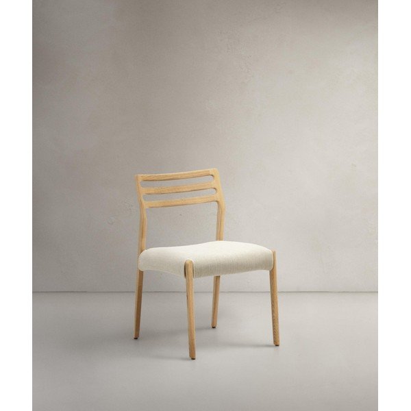 Béžová/v prírodnej farbe jedálenská stolička z dubového dreva Cudia – Kave Home-image-4
