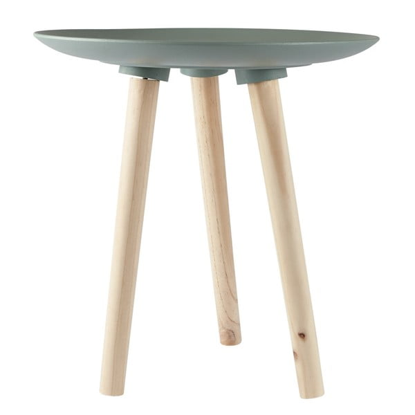 Odkládací stolek KJ Collection Natural Wood Green, 45 cm