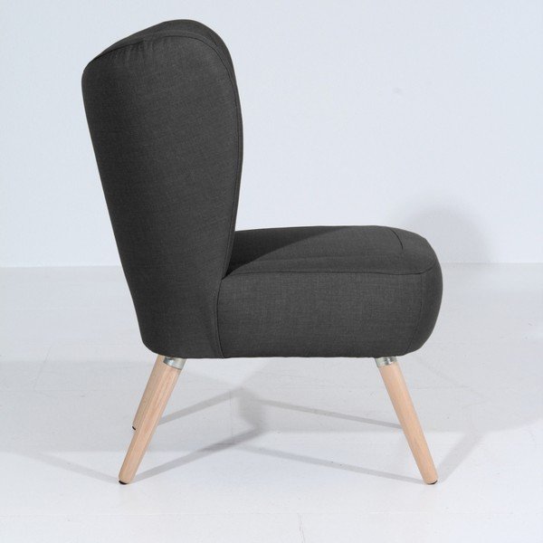 Čierne kreslo Max Winzer Sari-image-2