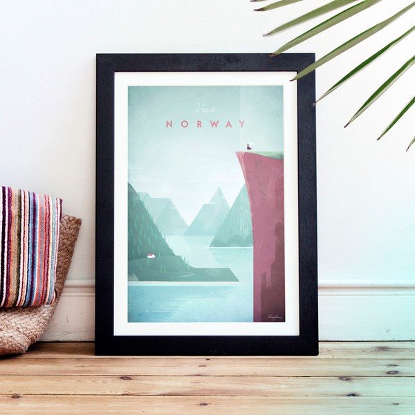 Plagát Travelposter Norway, 50 x 70 cm-image-1