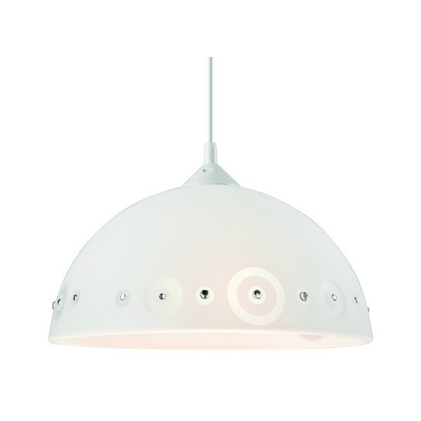 Biele závesné svietidlo ø 30 cm Star – LAMKUR-image-1