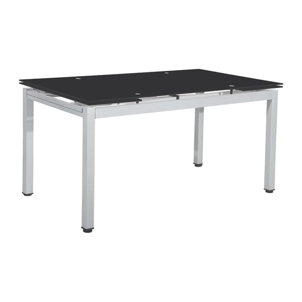 Rozkladací jedálenský stôl Tecno, 150-220 cm, čierny