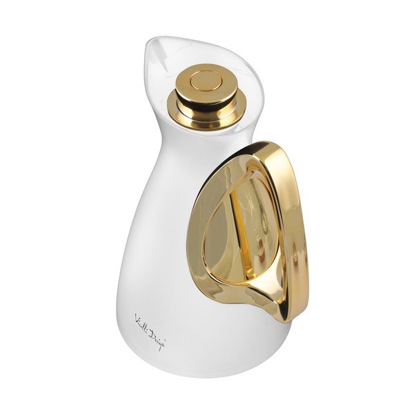 Termoska v bielo-zlatej farbe 1 l Alessia – Vialli Design-image-2