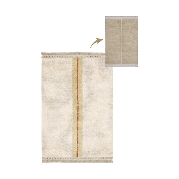 Béžový bavlnený koberec 170x240 cm Duetto Sage – Lorena Canals-image-3