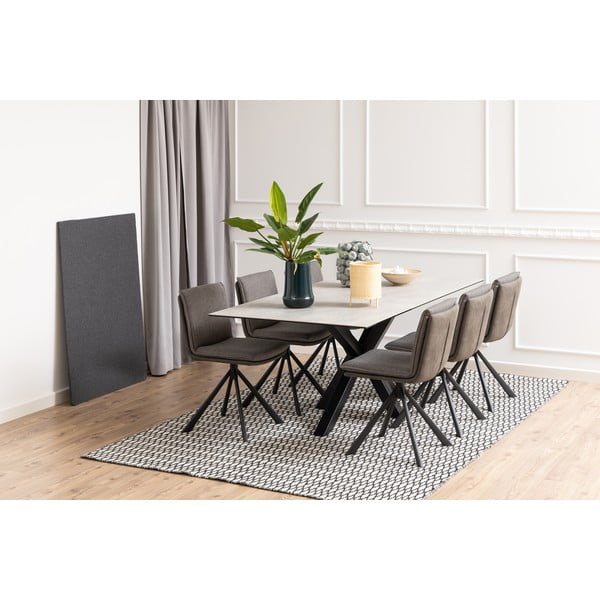 Sivá jedálenská stolička Flynn – Actona-image-2