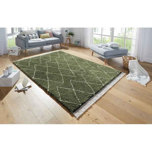 Zelený koberec Mint Rugs Jade, 120 x 170 cm-image-1