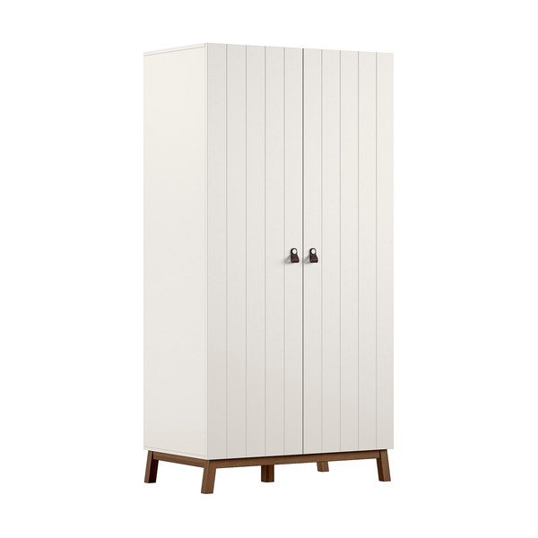 Béžová detská šatníková skriňa 99x196x58 cm Sezane – Vipack