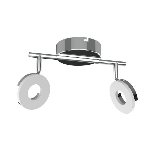 LED stropné svietidlo v lesklej striebornej farbe 27x16 cm Thema – Candellux Lighting-image-2