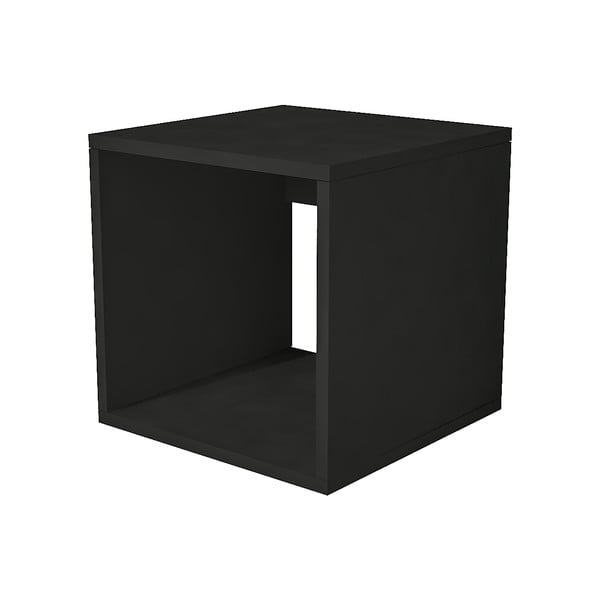 Čierny nočný stolík Biga - Gauge Concept