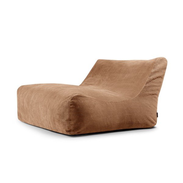 Hnedý menčestrový sedací vak Sofa Lounge – SLOWDOWN