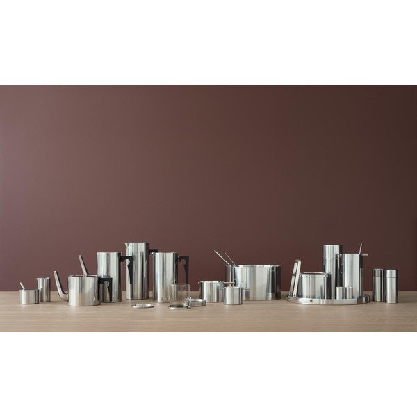 Kanvica na čaj z nehrdzavejúcej ocele v striebornej farbe 1,25 l Arne Jacobsen – Stelton-image-4