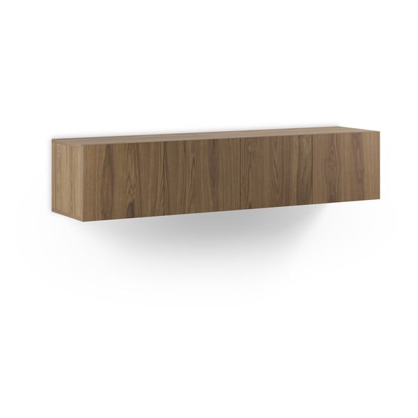 TV stolík v dekore duba v prírodnej farbe 180x38x35 cm Daroca – Marckeric-image-4