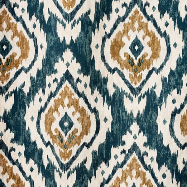 Modré závesy v súprave 2 ks 117x137 cm Suri Geo – Pineapple Elephant-image-3