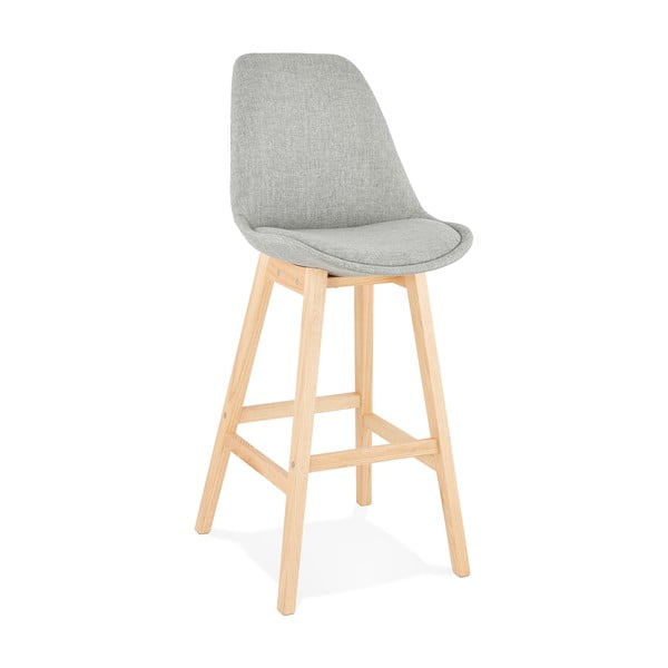 Sivá barová stolička Kokoon QOOP, výška sedu 75 cm