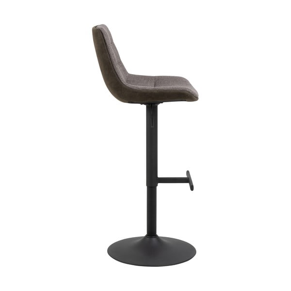 Sivá barová stolička s nastaviteľnou výškou (výška sedadla 86 cm) Adisa – Actona-image-3