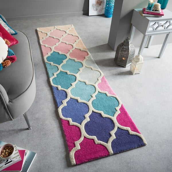 Vlnený behúň Flair Rugs Rosella, 60 x 230 cm-image-1