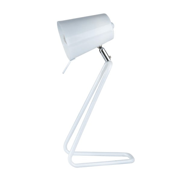 Biela stolová lampa Leitmotiv Z Metal