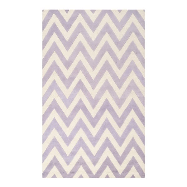 Vlnený koberec Stella Light Purple, 121x182 cm