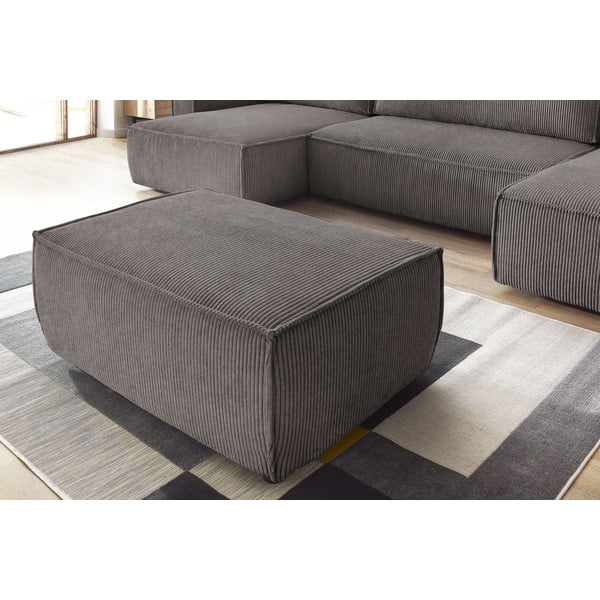 Taupe menčestrová podnožka Nihad – Bobochic Paris-image-4