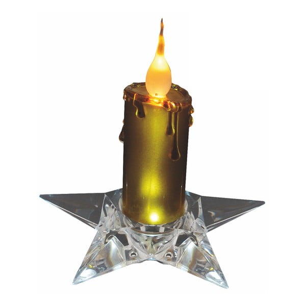 Dekoratívna sviečka na podstavci Naeve, výška 16 cm