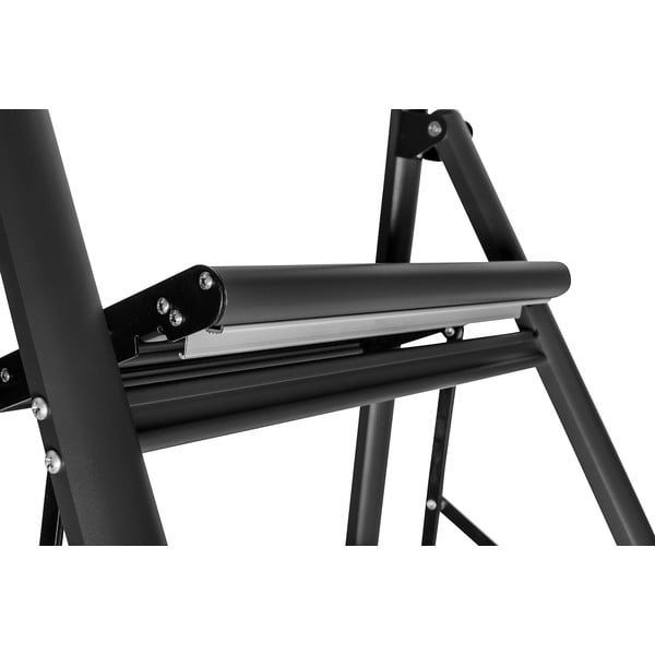 Čierne schodíky Wenko Compact, výška 91,5 cm-image-4