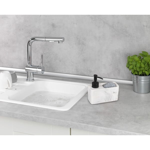 Biely dávkovač na mydlo Wenko Resa-image-1