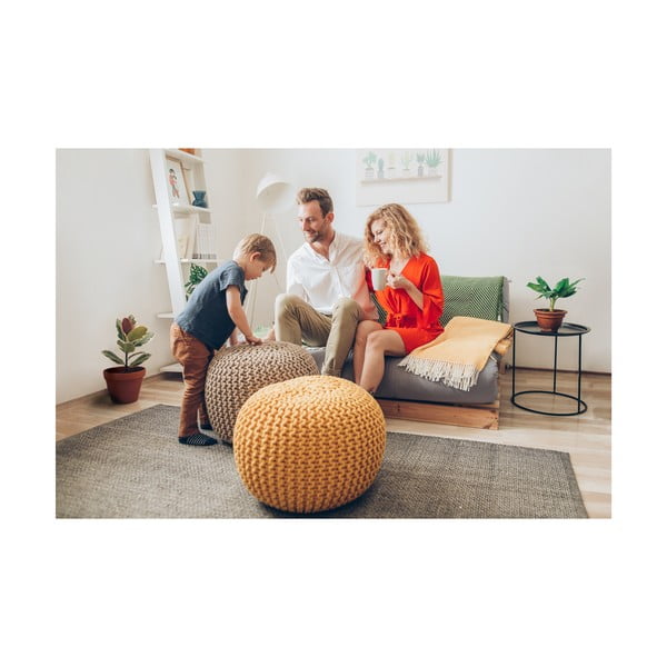 Tmavosivý puf na sedenie Bonami Essentials Jagger-image-4