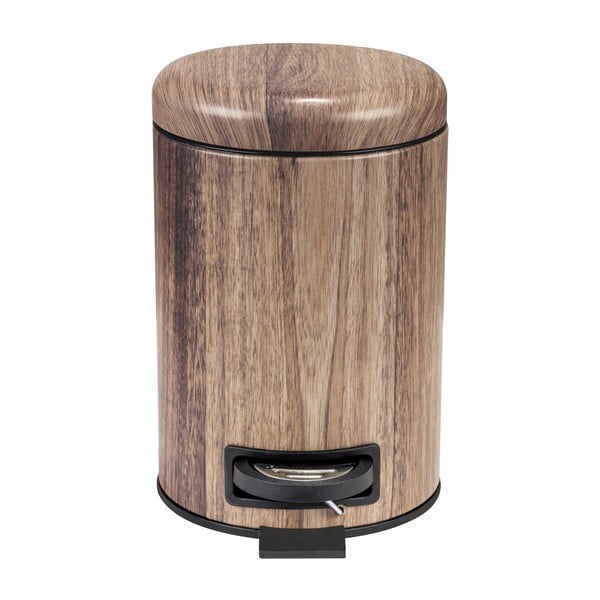 Pedálový oceľový odpadkový kôš 3 l Acacia - Wenko-image-1
