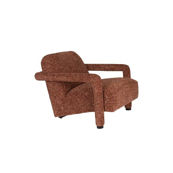 Červené ženilkové kreslo Kent – Dutchbone