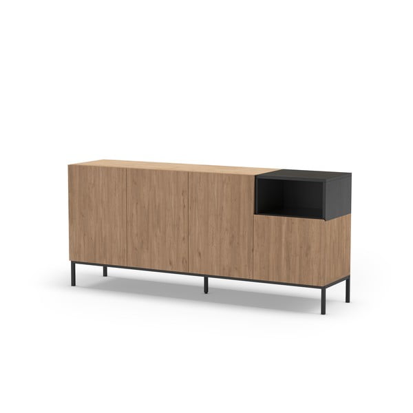 Komoda v prírodnej farbe 180x80 cm Cailin – Marckeric-image-2