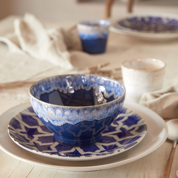 Modré misy v súprave 4 ks z kameniny ø 15 cm Latte – Costa Nova-image-1