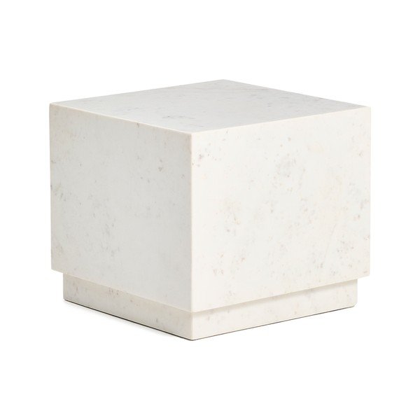 Mramorový odkladací stolík 40x40 cm Sorein – Kave Home