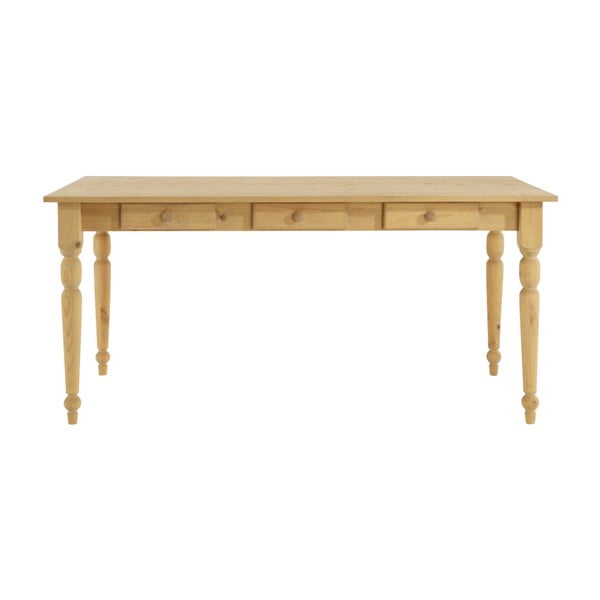 Jedálenský stôl z masívneho borovicového dreva Støraa Normann, 160 x 80 cm