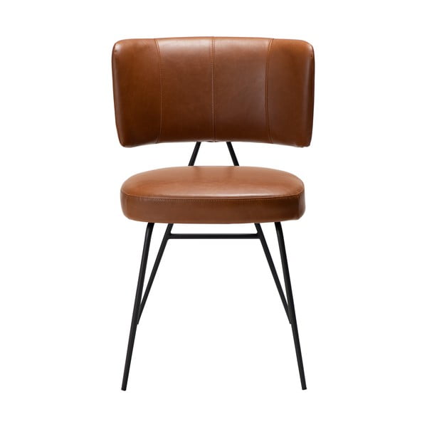 Koňakovohnedá jedálenská stolička Roost – DAN-FORM Denmark-image-1