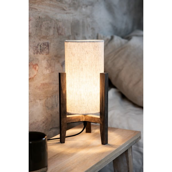 Béžová stolová lampa s textilným tienidlom (výška  33,5 cm) Eruca – Markslöjd-image-2