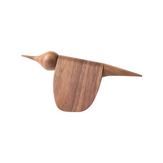 Soška v tvare vtáčika z orechového dreva Gazzda