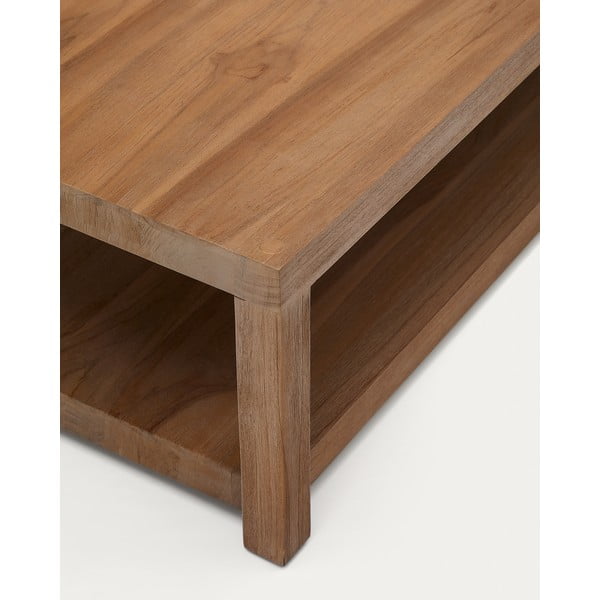 Konferenčný stolík z tíkového dreva v prírodnej farbe 70x150 cm Sashi – Kave Home-image-3