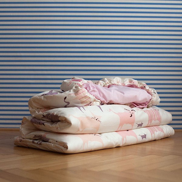 Detský spací vak Bartex Ružové zvieratká, 70 × 200 cm-image-1