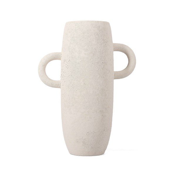 Biela keramická váza (výška  30 cm) Bullet – S|P Collection